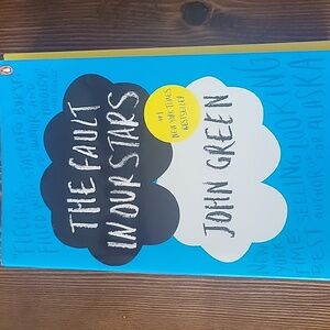 "The Fault in Our Stars" paperback book